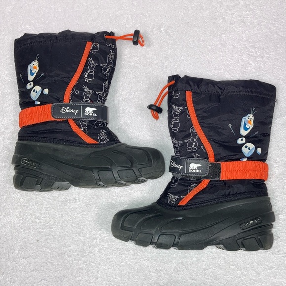 Disney sorel Olaf from Frozen snow boots with removable liners size 2 - Picture 1 of 7